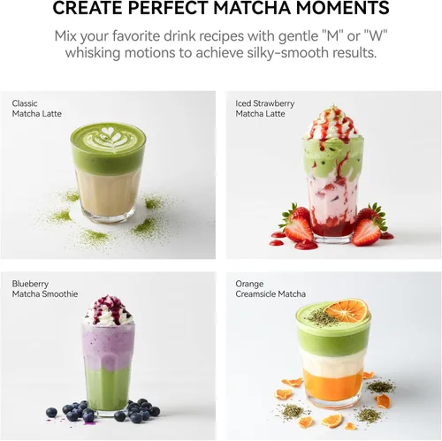 Vista 14 de MatchAiA Batidor de bambú matcha prémium (Chasen) – Batidor de té japonés tradicional hecho a mano de 100 puntas para matcha ceremonial y lattes