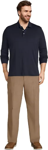 Vista 4 de Lands' End - Camisa polo muy suave de manga larga para hombre