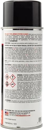 Vista 3 de Red Line Service Chemicals 17020 Limpiador de sistema de admisión total, 12 onzas (paquete de 1)
