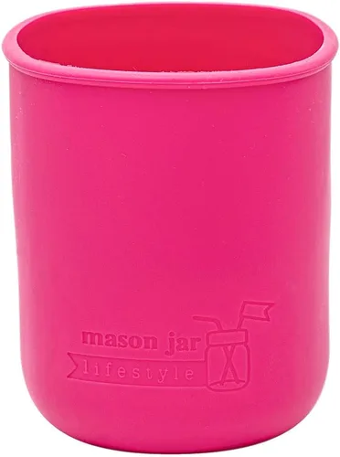 Vista 13 de Mason Jar Lifestyle - Fundas de silicona de 32 onzas para proteger bolas, Kerr, tarros de conservas (4, multicolor americana)