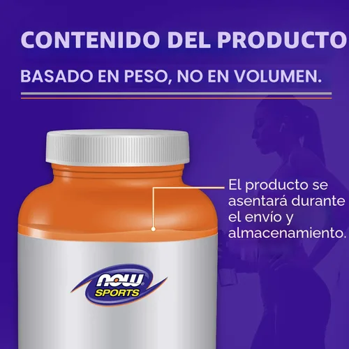 Vista 4 de NOW Foods Sports Nutrition, L-glutamina en polvo puro, transportador de nitrógeno*, aminoácido, 1 libra