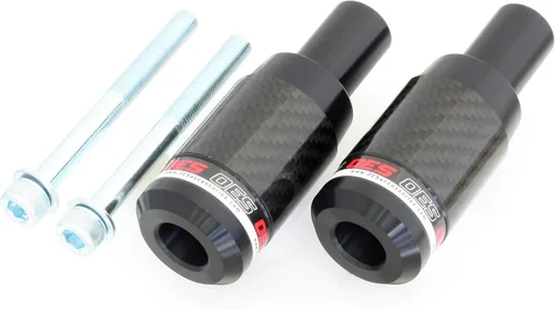 Vista 3 de OES Accessories Deslizadores de marco de carbono de marca compatibles con Kawasaki Z900 2017-2025 (azul)