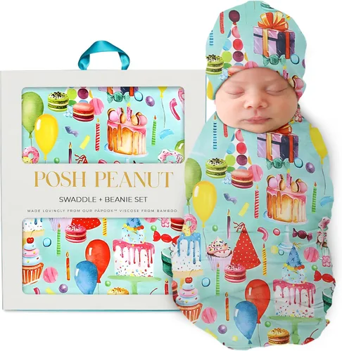 Vista 9 de Posh Peanut Conjunto de pijama de manga larga para niños hecho de viscosa Enzo