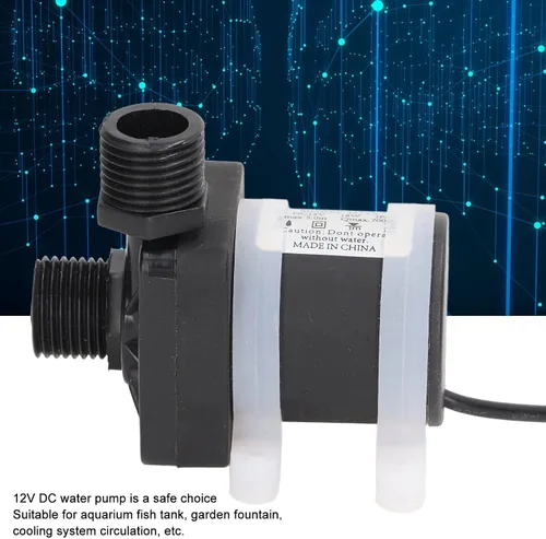 Vista 5 de Sumergible DC12V 20W Motor sin escobillas 800L/H silencioso de bajo ruido acuario tanque de peces fuente bomba