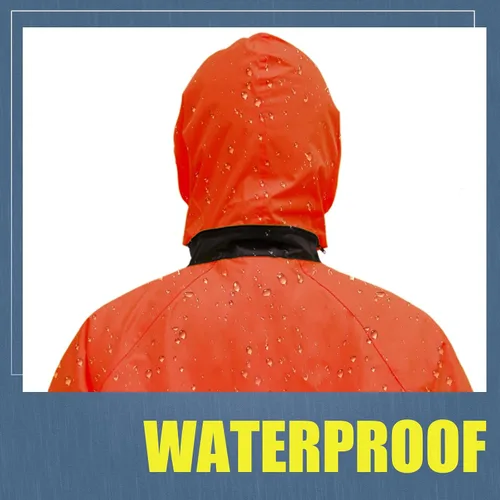 Vista 18 de RainRider Trajes impermeables y transpirables para hombres - Abrigo de lluvia Oxford duradero con pantalones