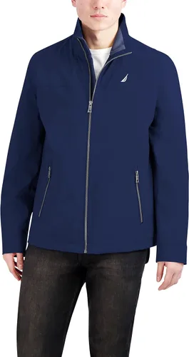 Vista 7 de Nautica - Chaqueta bomber de golf para hombre, ligera, con cremallera completa, cortavientos, atlética, para exterior Ártico Ártico