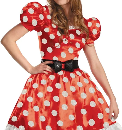 Vista 3 de Plus Size Red Minnie Classic Costume