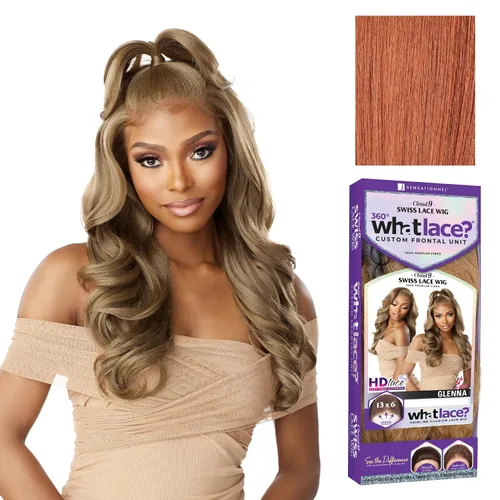 Vista 13 de Sensationnel What Lace - Peluca Glenna de 13 x 6 pulgadas, 1 JETBLACK
