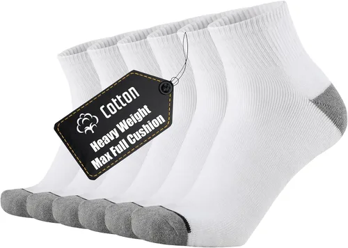 Vista 10 de ONKE Calcetines de corte bajo para hombre, ejercicio atlético, correr Negro1