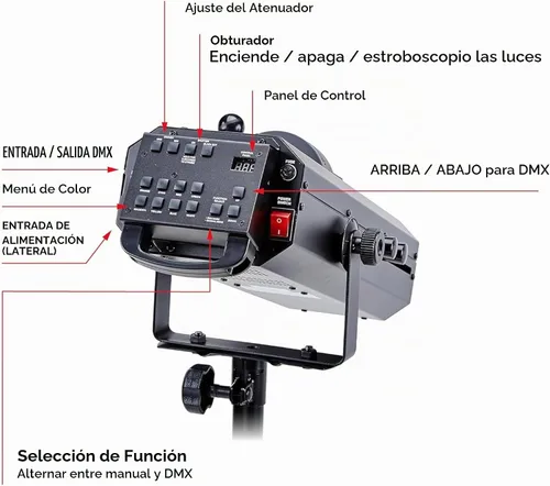 Vista 2 de CHAUVET DJ Iluminación LED SIGUE SPOT 75 ST