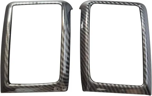 Vista 6 de 4 piezas de fibra de carbono color aire acondicionado cubierta de ventilación para Ford Ranger accesorios 2015 2016 2017 2018 2019 2020 2021 ABS