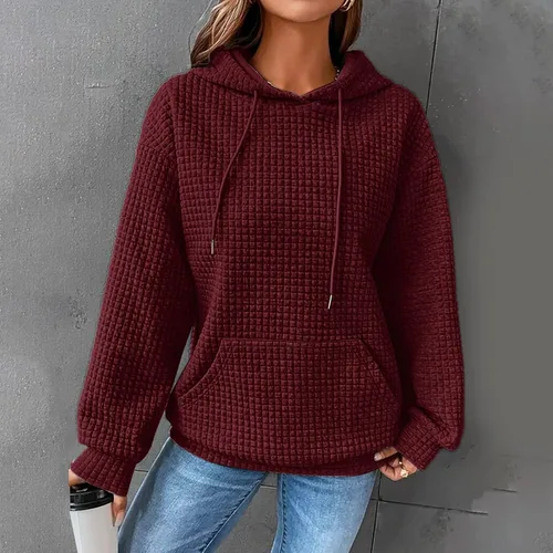 Vista 23 de SHAOBGE Sudaderas con capucha de gran tamaño para mujer, sudaderas con capucha para entrenamiento, suéteres casuales y cómodos trajes de moda