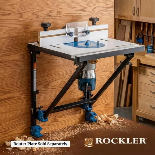 Vista 3 de Rockler Mesa de Router Convertible para Sobremesa – Routers Convertibles para Carpintería que se Adaptan a la Mayoría de Routers – Mesa de Router