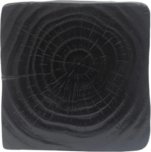 Vista 8 de WILLIAMSPACE Mesa de café lateral pequeña con forma de giro única, mesa de acento final moderna para sofá de sala de estar, estilo retro de granja