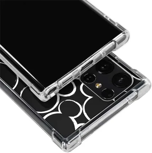 Vista 3 de Skinit Funda transparente compatible con Galaxy S22 Ultra, diseño oficial de logotipo de Mickey Mouse de Disney