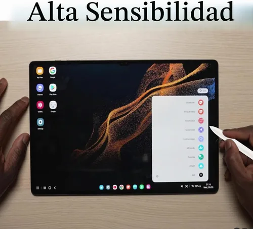 Vista 4 de S9 S Pen - Lápiz capacitivo para Samsung Galaxy Tab S9/S9 Plus/S9 Ultra Beige