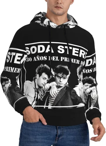 Vista 2 de IsjHLAMr Man Hoodie Comfy Slim Classic Long Sleeve With Pocket Pullover For Gym