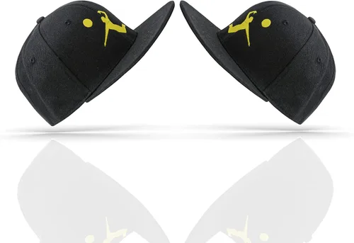 Vista 5 de Gorra de béisbol negra para hombres y mujeres, sombrero Snapback para deportes, correr, entrenamiento y tenis, sombrero de rendimiento de protección