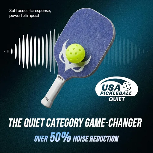 Vista 3 de OWL Sport PX - Paleta de pickleball aprobada por USAPA Pro, núcleo Power Series de 0.51 pulgadas, nuevo diseño y superficie patentados