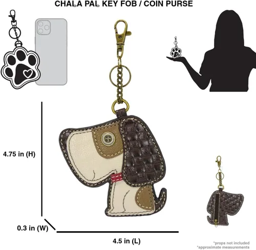 Vista 62 de CHALA Dog Collection - Llavero decorativo para mujer