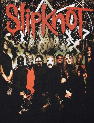 Vista 4 de Slipknot Camiseta Hombre Waves Small Negro, Negro