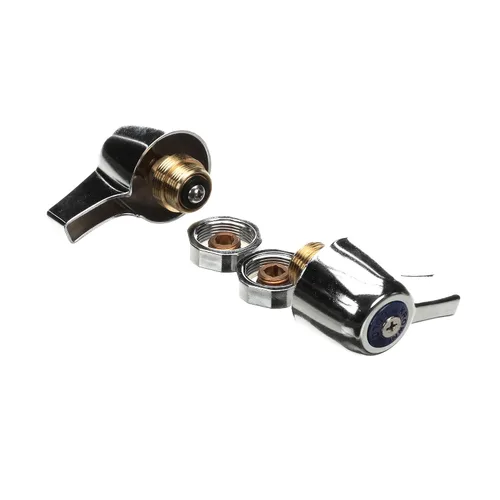 Vista 3 de Krowne Silver Series 21-325L - Kit de accesorios de repuesto de compresión con asas estilo perilla, compatible con grifos de montaje en cubierta