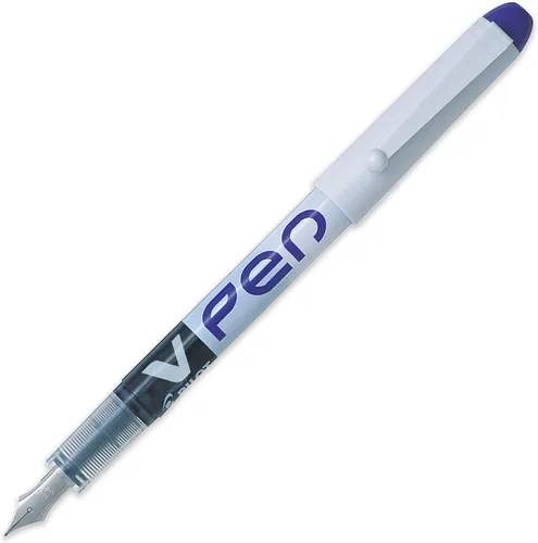 Vista 7 de Pilot V PEN - Pluma estilográfica desechable borrable, punta de punta de punta de punta de 0.024 in, línea media, paquete de 3 unidades, tinta
