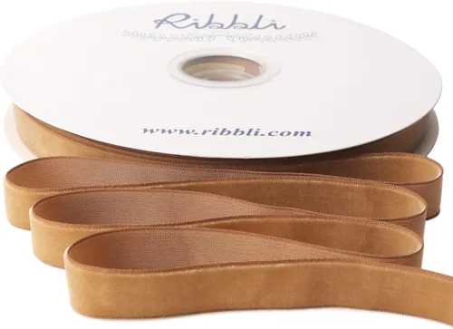 Vista 51 de Ribbli - Cinta de terciopelo negro de 1 pulgada, carrete continuo de 25 yardas, cinta de Navidad negra para envoltorios de regalos, manualidades