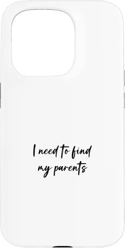 Vista 14 de iPhone 16 I need to find my parents Case