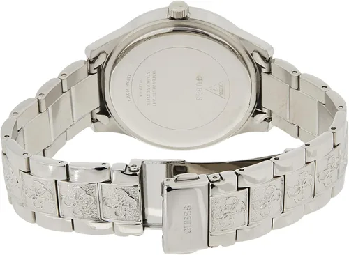 Vista 2 de GUESS W1280L1 - Reloj analógico para mujer de 1496in con esfera plateada de cuarzo