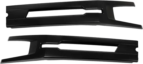 Vista 7 de KUAFU Parrilla frontal compatible con parachoques superior de capó para Chevy Chevrolet Silverado 1500 2019-2022, pintada en negro