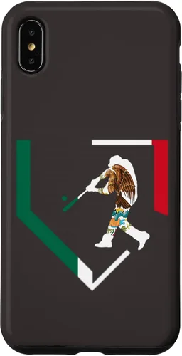Vista 7 de Funda para iPhone 12 mini Mexico High School Baseball Player Mexican Flag Home Plate Case