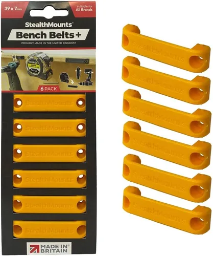 Vista 7 de StealthMounts Bench Belt Plus - Soporte universal para herramientas Cinturón de banco + juego Base de almacenamiento perfecta para herramientas