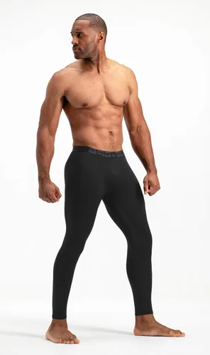 Vista 5 de DEVOPS - Pantalones de compresión térmicos para hombre, mallas atléticas de base, paquete de 2