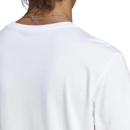 Vista 8 de Adidas Camiseta con logotipo pequeño bordado para hombre Essentials