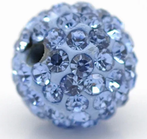 Vista 46 de Bolas de discoteca de 0.394 in de cuentas de arcilla de cristal checo Shamballa pavimenta calidad premium