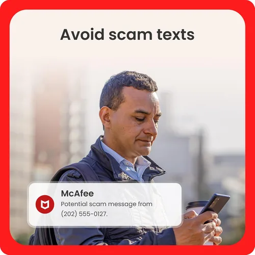 Vista 2 de McAfee Mobile Security Mobile Device Security App with Secure VPN, AI Text Scam Detection, and Antivirus Software 2026 1-Year Subscription with