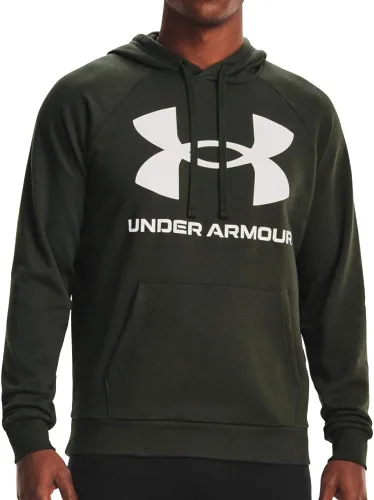 Vista 19 de Under Armour mens Rival Fleece Big Logo Hoodie (176) Fresh Clay/ Onyx White
