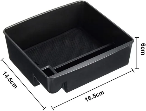Vista 4 de AUTOXBERT Organizador de Consola Central Contenedor Bandeja Caja de Almacenamiento para Reposabrazos Soporte para Teléfono Para Toyota Land Cruiser