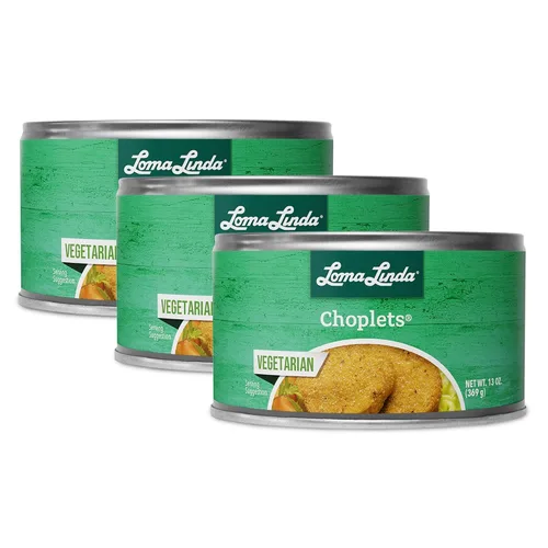 Vista 8 de Loma Linda - Carnes a base de plantas (Choplets™ (13 oz.), paquete de 6