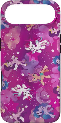 Vista 27 de My Little Pony: Una nueva generación Pink Group Pony Pattern V3 Funda para iPhone 17