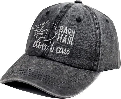 Vista 2 de Kamaple Gorro de béisbol de algodón lavable ajustable con diseño de granero, regalo para mujeres y hombres