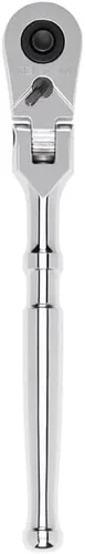 Vista 13 de TEKTON Trinquete de liberación rápida con cabeza flexible de 1/2 pulgadas x 10-1/2 pulgadas SRH31210