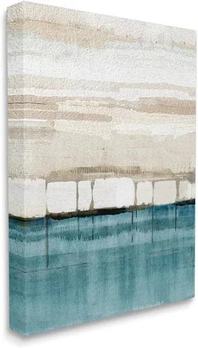 Vista 2 de Stupell Industries Lienzo decorativo para pared con diseño de paisaje moderno de Flora Kouta Stupell Industries 16 x 20 Inches, Easy to Hang and