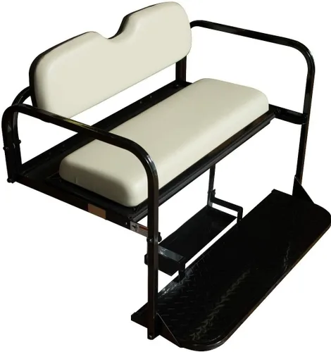 Vista 2 de Yamaha Drive G29 Golf Cart Flip Kit de asiento trasero plegable - Piedra