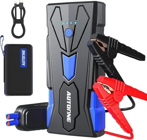Vista 11 de AUTOONE Arrancador de coche de 4000 A, arrancador de batería portátil para coche compacto de hasta 10.0 L de gasolina y 8.0 L de motor diésel