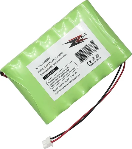 Vista 4 de ZZcell® Batería de alta capacidad compatible con Honeywell Alarm 300-03866, controlador lírico, teclado lírico LCP500-L, LYNXRCHKIT-SHA, OSA214
