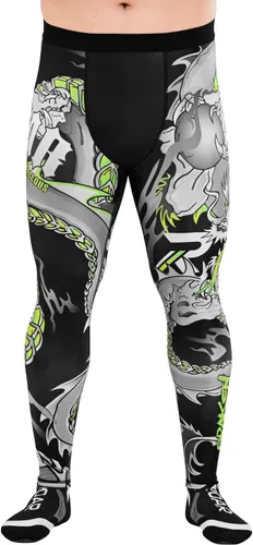 Vista 44 de Roar MMA - Pantalones de compresión para entrenamiento de gimnasio