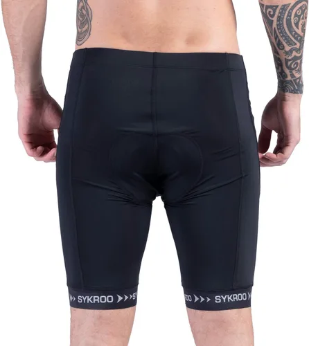 Vista 3 de Cycle Shorts Men Padded Bicycle Riding Pants Bike Biking Clothes Accessories Pockets UPF 50+
