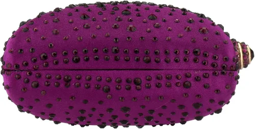 Vista 5 de Vistatroy Bolso de noche para mujer con diamantes de imitación brillantes para boda fiesta de noche bolso de mano con cadena bolso cruzado de hombro